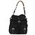 Borsa a tracolla PRADA Nylon Nero Argento Auth 184177A - vista 13