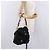 Borsa a tracolla PRADA Nylon Nero Argento Auth 184177A - vista 28