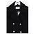 Autre Marque Abrigo peacoat negro - vista 2