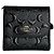 Autre Marque Vintage Coach Textured Textured Wallet Black