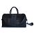 Ted Baker, borsa weekend in pelle e tela nera Nero