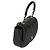 Timeless Chanel Black Quilted Lambskin CC Half Moon Top Handle Flap Nero - vista 4