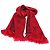 Sciarpa Louis Vuitton Red Monogram Wool Logomania con frange - vista 2