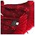 Sciarpa Louis Vuitton Red Monogram Wool Logomania con frange - vista 3