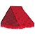 Sciarpa Louis Vuitton Red Monogram Wool Logomania con frange - vista 4