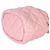 Borsa bucket Chanel in agnello trapuntato rosa con coulisse e perle - vista 6