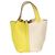 Hermès Clemence Bi-Color Lime Nata Picotin Lock 18 PHW Beige Giallo - vista 3