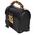 Borsa a tracolla Gucci Black Azalea in pelle di vitello piccola con lucchetto e bambù Nero - vista 3