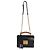 Borsa a tracolla Gucci Black Azalea in pelle di vitello piccola con lucchetto e bambù Nero - vista 5