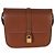 Céline Borsa Tabou Flap Medium in pelle di vitello liscia color Tan Celine Marrone Beige - vista 3