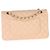 Timeless Borsa Chanel Beige Quilted Lambskin Medium Classic Double Flap - vista 2