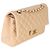 Timeless Borsa Chanel Beige Quilted Lambskin Medium Classic Double Flap - vista 4