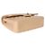 Timeless Borsa Chanel Beige Quilted Lambskin Medium Classic Double Flap - vista 7