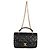 Timeless Borsa Chanel Black Quilted Lambskin Top Handle Envelope Flap Bag Nero - vista 5