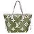 Louis Vuitton Kaki Monogram Giant Neverfull MM Bianco Verde