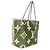 Louis Vuitton Kaki Monogram Giant Neverfull MM Bianco Verde - vista 4