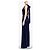 Mono Jenny Packham azul marino con cinturón adornado Azul oscuro - vista 3