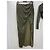 Autre Marque Camila Coelho Completo Gonna e Crop Top in Paillettes Verde - vista 4