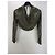 Autre Marque Camila Coelho Completo Gonna e Crop Top in Paillettes Verde - vista 5