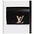 Louis Vuitton Pochette in Pelle Nera con Catena Nero - vista 5