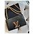 Louis Vuitton Pochette in Pelle Nera con Catena Nero - vista 9