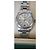 Rolex Oyster Perpetual Uhr Silber Silber Hardware - Ansicht 10