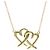 Tiffany & Co Collana Tiffany Double Loving Heart D'oro