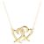 Tiffany & Co Collana Tiffany Double Loving Heart D'oro - vista 2