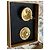 Autre Marque Goldfarbene runde Stecker-Ohrringe Golden - Ansicht 4