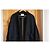 Autre Marque Abrigo oversize largo Momoni negro de lino y viscosa - vista 10