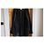 Autre Marque Abrigo oversize largo Momoni negro de lino y viscosa - vista 7