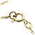Bracciale Louis Vuitton Brassle Star Blossom Onyx 1P Diamond Nero D'oro - vista 11