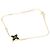 Bracciale Louis Vuitton Brassle Star Blossom Onyx 1P Diamond Nero D'oro - vista 2