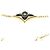 Bracciale Louis Vuitton Brassle Star Blossom Onyx 1P Diamond Nero D'oro - vista 5