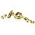Bracciale Louis Vuitton Brassle Star Blossom Onyx 1P Diamond Nero D'oro - vista 8