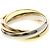 Anello Cartier Trinity in oro 18K rosa bianco e giallo D'oro - vista 6