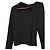 Autre Marque &Other Stories Top nero a maniche lunghe con cut-out - vista 7