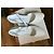 Calvin Klein Jeans Sandali espadrilles con zeppa in tela bianca Bianco - vista 11