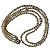 Collana di perle Chanel multi-filo Crudo Gold hardware
