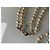 Collana di perle Chanel multi-filo Crudo Gold hardware - vista 7