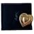 Broche Cœur Yves Saint Laurent en Or Doré  - vue 1