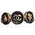 Bracciale rigido Chanel Camélia, N°5 e testa di leone Nero D'oro - vista 2