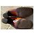Céline Brown Leather Heeled Loafers with Gold Buckle - view 6