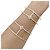 Bracciale Messika, "Glam'Azone", oro rosa, diamanti. - vista 5