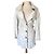Oakwood Chaqueta de cuero blanco
