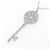 Tiffany & Co Colar Tiffany Petal Key em platina e diamantes Prata - vista 3
