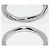 Timeless Chanel Camelia Pt950 Diamond Ring Size 8 Silber - Ansicht 5