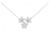 Collier Socrates en or blanc 18K et diamants Van Cleef & Arpels Argenté  - vue 1