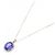 Autre Marque Collana in Tanzanite e Diamanti Au750 Rosa - vista 2