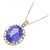 Autre Marque Collana in Tanzanite e Diamanti Au750 Rosa - vista 3